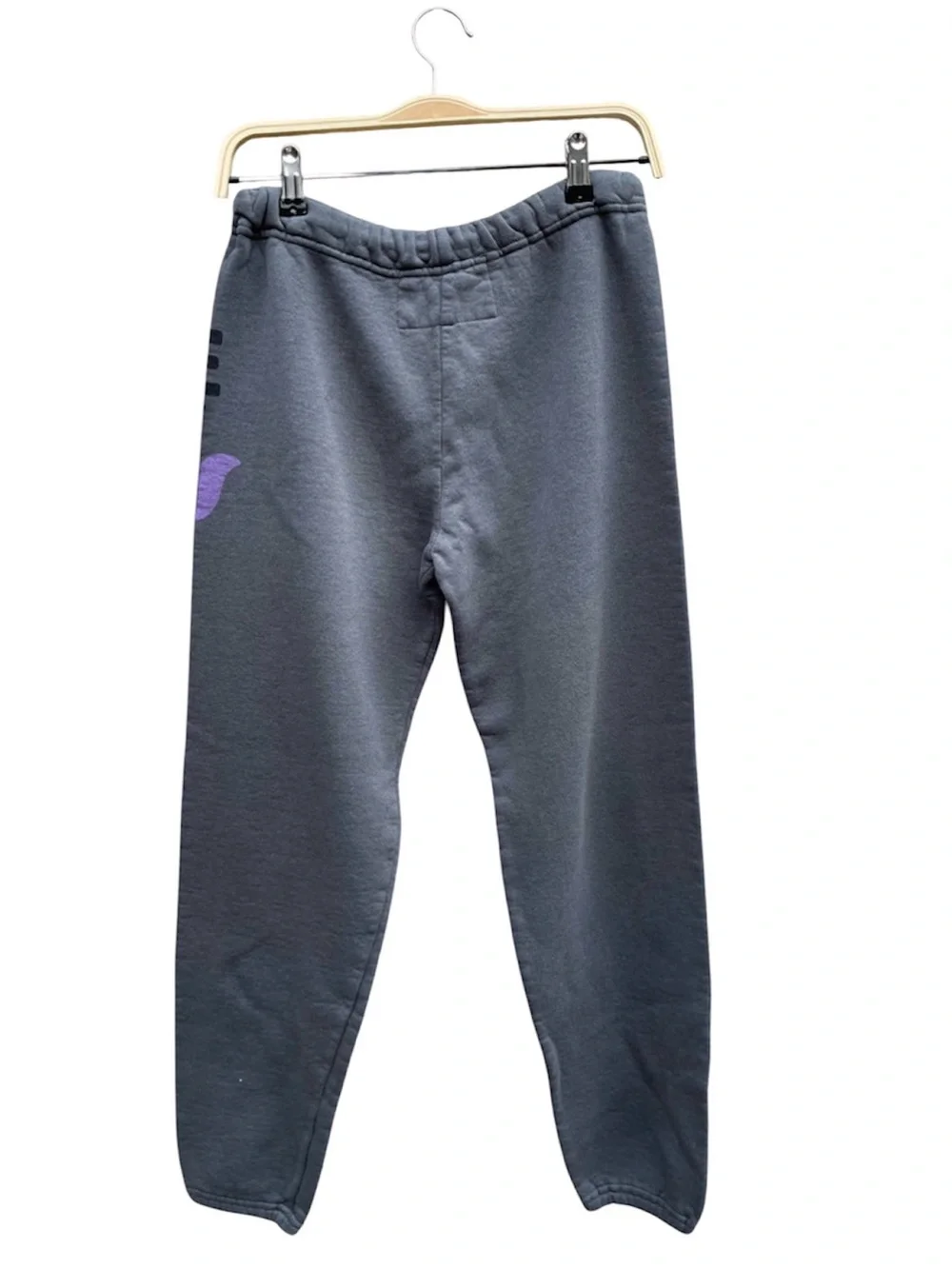 FreeCity Dark Gray Sweatpants Joggers Purple Dove Size Small - Picture 4 of 5